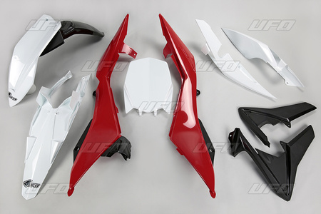 komplet plastików husqvarna tc 499 4t '11-'13 kolor oem (biały/czerwony/czarny) (hu612e999)