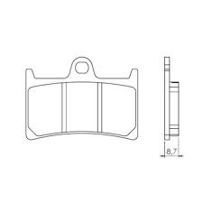 Klocki hamulcowe kh252 / kh380 ceramic (ft 5094)