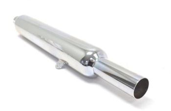 KOŃCÓWKA WYDECHU / TŁUMIK CHROMOWANY BSA A10 '48-'57 PRAWY / LEWY (REPLIKA ORYGINAŁU)