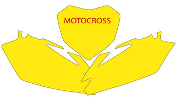 Komplet naklejek (oklein) pod numery startowe crf 450r '09-'12 (11), crf 250r '10-'13