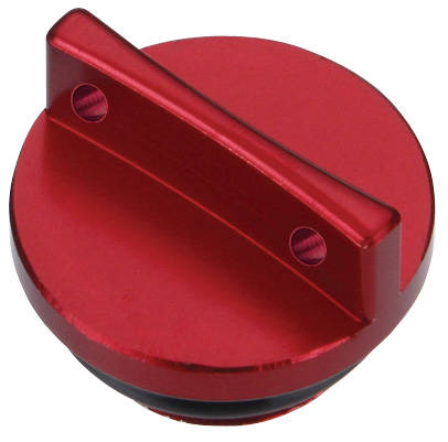 korek wlewu oleju honda cr 125/250 '87-'04, crf 450 '02-'04 kolor czerwony (gwint m20x2,5)