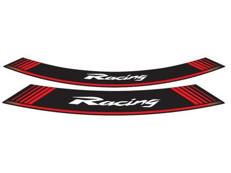 Paski na felgi puig uniwersalne (racing) czerwone