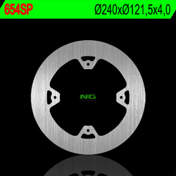 Tarcza hamulcowa tył honda cr 125/250 '02-07, crf 250/450r '04-'21 (240x121,5x4) (pełna)