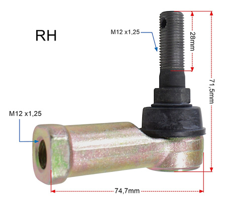Końcówki Drążków Kierowniczych Tekyo Lewa + Prawa Can-Am 51-1034-Lr