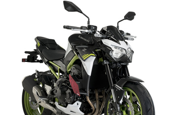 Boczne Spoilery Dociskowe Do Kawasaki Z900 20-22 Czerwone