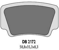 Klocki hamulcowe kh463 ktm quad - zastępują db2172mx-d oraz db2172qd-d