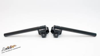 Kierownica dwuczęściowa regulowana street clip-on uchwyt 55mm kolor czarny
