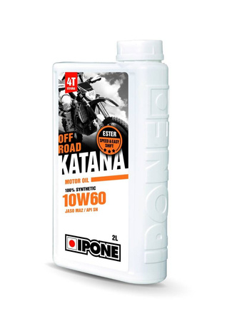 Ipone katana off road 10w60 olej silnikowy 100% syntetyk 2l (ester, ma2) (akc) (8)