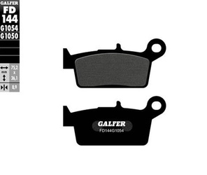 KLOCKI HAMULCOWE KH131 PÓŁMETALICZNE (GRUBOŚĆ 8,9MM)