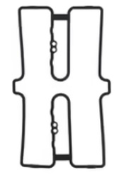 uszczelka pokrywy zaworowej kawasaki gpz 600r '85-90, gpx 600r '88-99, zl 600 '86-97