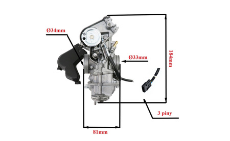 Gaźnik Fcr 33mm 150/250ccm Tuning Off Road Ktm Honda Gzc000045