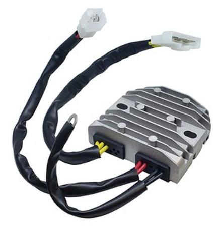 Dze 2022/08 regulator napięcia ktm duke 125 '11-16, 200 '12-19, 250 '15-16, 390 '13-17 (oem 90111034000) mosfet (50a)