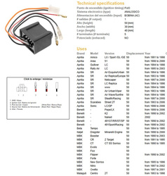 Dze moduł zapłonu cdi yamaha bw, yog, why, breeze, neos, aerox, mbk,aprilia 50