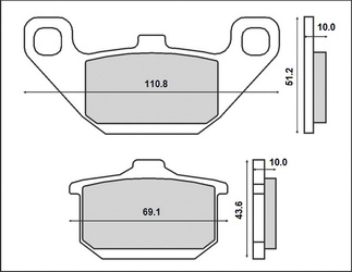 Klocki hamulcowe kh85 (ft 3061)