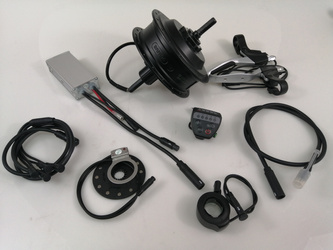 Silnik Do Roweru Tylna Piasta Kaseta 350w/36v Zestaw + Wyświetlacz Led E06