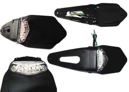Lampa tył led z Błotnikiem Homologowana enduro