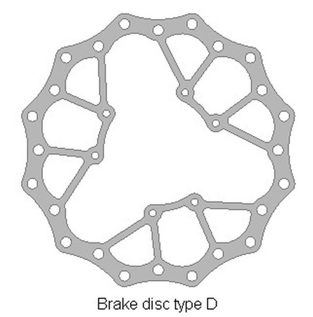 Tarcza hamulcowa przód honda crf 250 crf 450