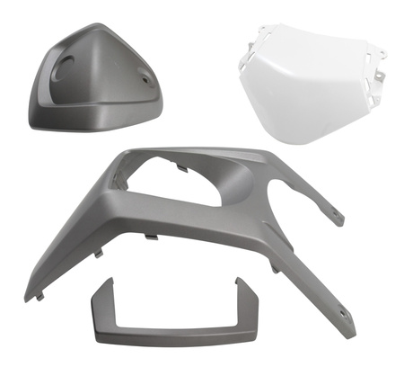 Komplet Osłon Plastikowych Power Force Yamaha N-Max 125 21-24 Biały