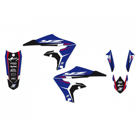 Komplet naklejek (oklein) yamaha yzf 250 '19-'22, yzf 450 '18-'19, dream 4, kolor niebieski