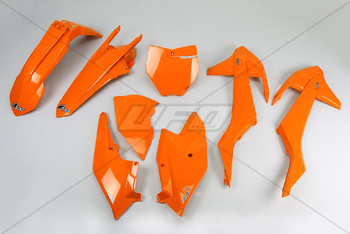 Komplet plastików ktm sx/sxf '16-'18 ( z wyjątkiem sx 250 '16) kolor pomarańczowy (kt517e127)