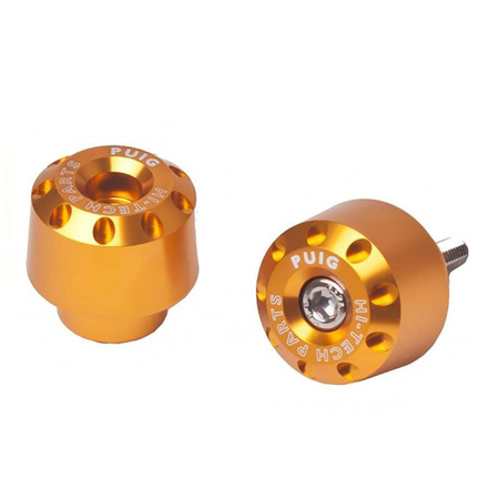 Końcówki kierownicy/ obciążniki do kawasaki zx-10r 04-22 (krótkie) złote
