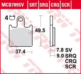 Klocki hamulcowe kh417 sinter road/track kawasaki zx-6r 600 ninja '07-'16 przód