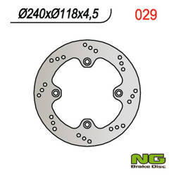 Tarcza hamulcowa tył suzuki dr 650 s/se '96-'11, xf 650 freewind '97-02, (240x118x4,5mm) (4x10,5mm)