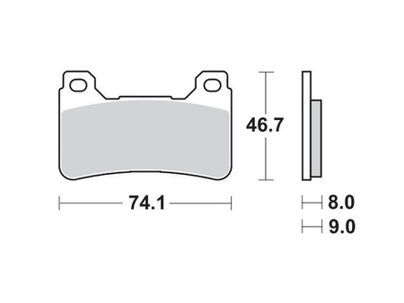 Klocki hamulcowe do motocykla HONDA CB CBR VFR