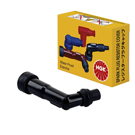 Fajka świecy zapłonowej Ngk fajka na świece ebonitowa kątowa (102) kolor czarny (nr 8072) – NGK