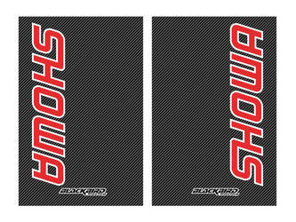 Komplet naklejek (oklein) na teleskopy showa-carbon (2 szt.)