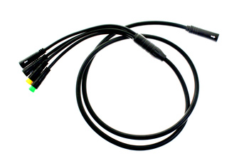 Kabel Przewód E-Bus Bafang 1060mm 4 Końcówki Wyświetlacz Manetka Hamulce Sterownik.Silnik