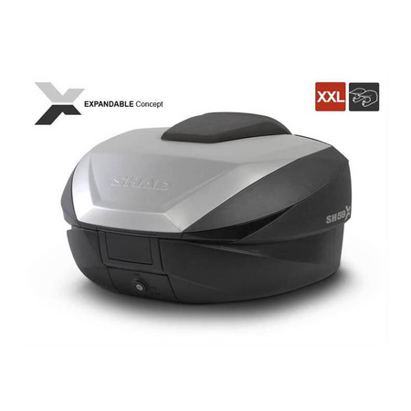 Kufer Shad SH59X aluminiowa pokrywa 46-59 l