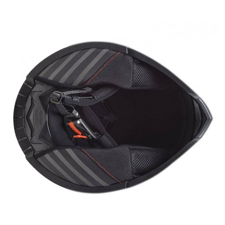 Kask modułowy LS2 OF606 Drifter Jeans Titanium z odpinaną maską