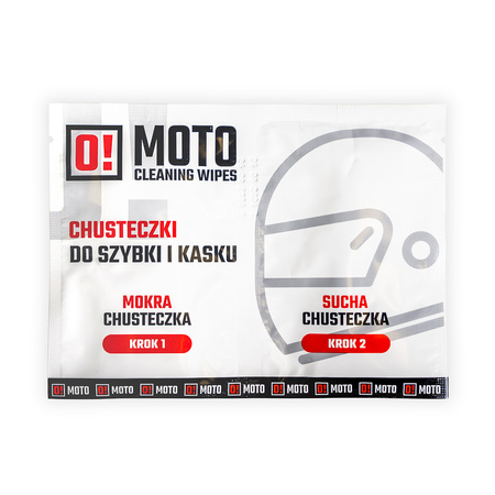 Chusteczki do kasku i wizjera kasku motocykla