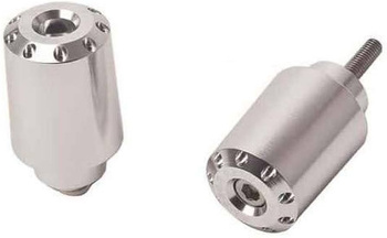 Ciężarki / końcówki kierownicy długie puig do honda nc750s/x 16-21 srebrne