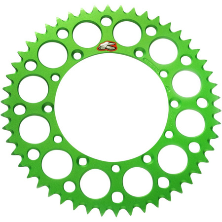 Zębatka tylna ultralight 489 50 aluminiowa kolor zielony kawasaki kx/kxf (jta460,50) (48950)