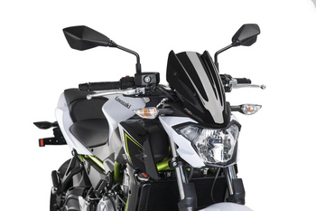 Szyba Sportowa Nowej Generacji Puig Do Kawasaki Z650 17-19 Czarna