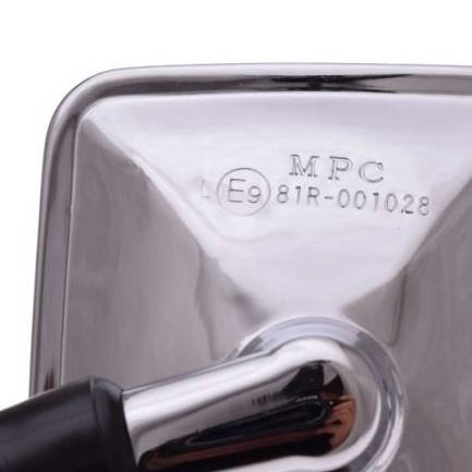Lusterka Prostokątne M10 Długie Mh008-2