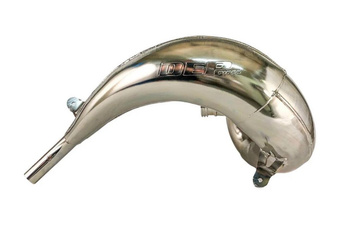 DEP PIPES ARMOURED DYFUZOR/KOMORA/TUBA REZONANSOWA NIKLOWANA (FRONT EXHAUST PIPE NICKEL): SHERCO 250/300 FACTORY '18-. RACE '19- (WZMOCNIONY 1,2 MM)