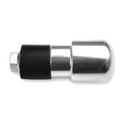 Końcówki kierownicy 17,5 mm kolor srebrny, (zastosowanie uniwersalne) (617pl)