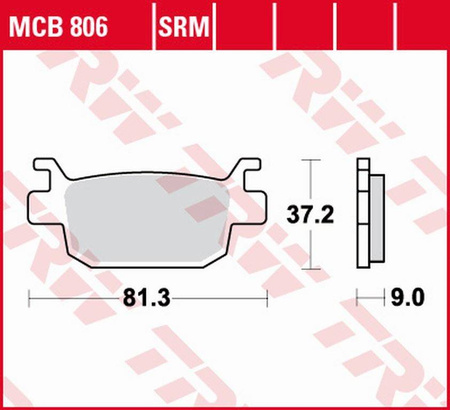 Klocki hamulcowe kh415 sinter honda silver wi125 07-13, tył
