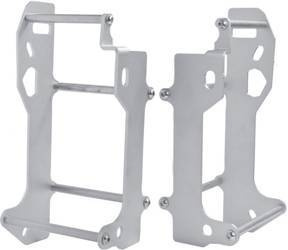 Osłony chłodnicy aluminiowe ajp pr7 650 adventure '17-'19 kolor srebrny