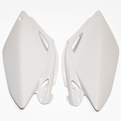 Boczki tylne honda crf 250r '06-'09 kolor biały