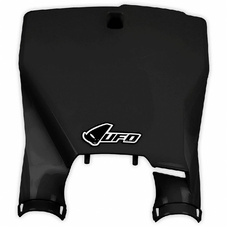 Tablica na numer startowy husqvarna tc 125 16-20, tc 250 17-20, tc 300 16-18, fc 250/350/450 16-20 kolor czarny (stadium z osłonami amortyzatorów)