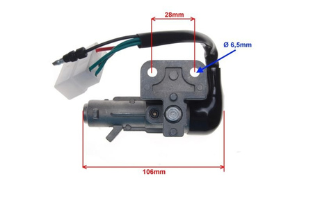 Stacyjka z zestawem zamków i korkiem paliwa Kymco Agility 50