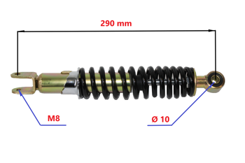 Amortyzator tylny z regulacją rozstaw 290 mm Minarelli