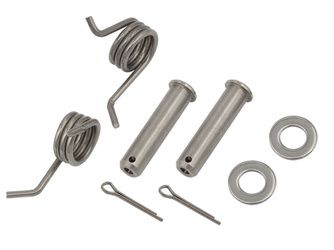 zestaw montażowy podnóżków (sworznie, sprężyny, podkładki i zabezpieczenia) suzuki rm-z 250/450 '10-'22, rmx 450z '10-'19