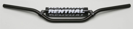 Kierownica 7/8 cala (22mm) mx handlebar silver jimmy button padded kolor czarny z gąbką