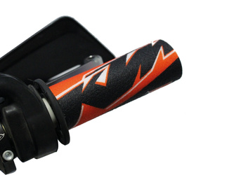 Nakładki ochronne na manetki replica KTM trophy 22 KTM, kolor pomarańczowy/czarny (zastępuje e5016r/519)