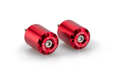 Ciężarki / końcówki kierownicy długie puig do ducati monster 937 21-22 czerwone